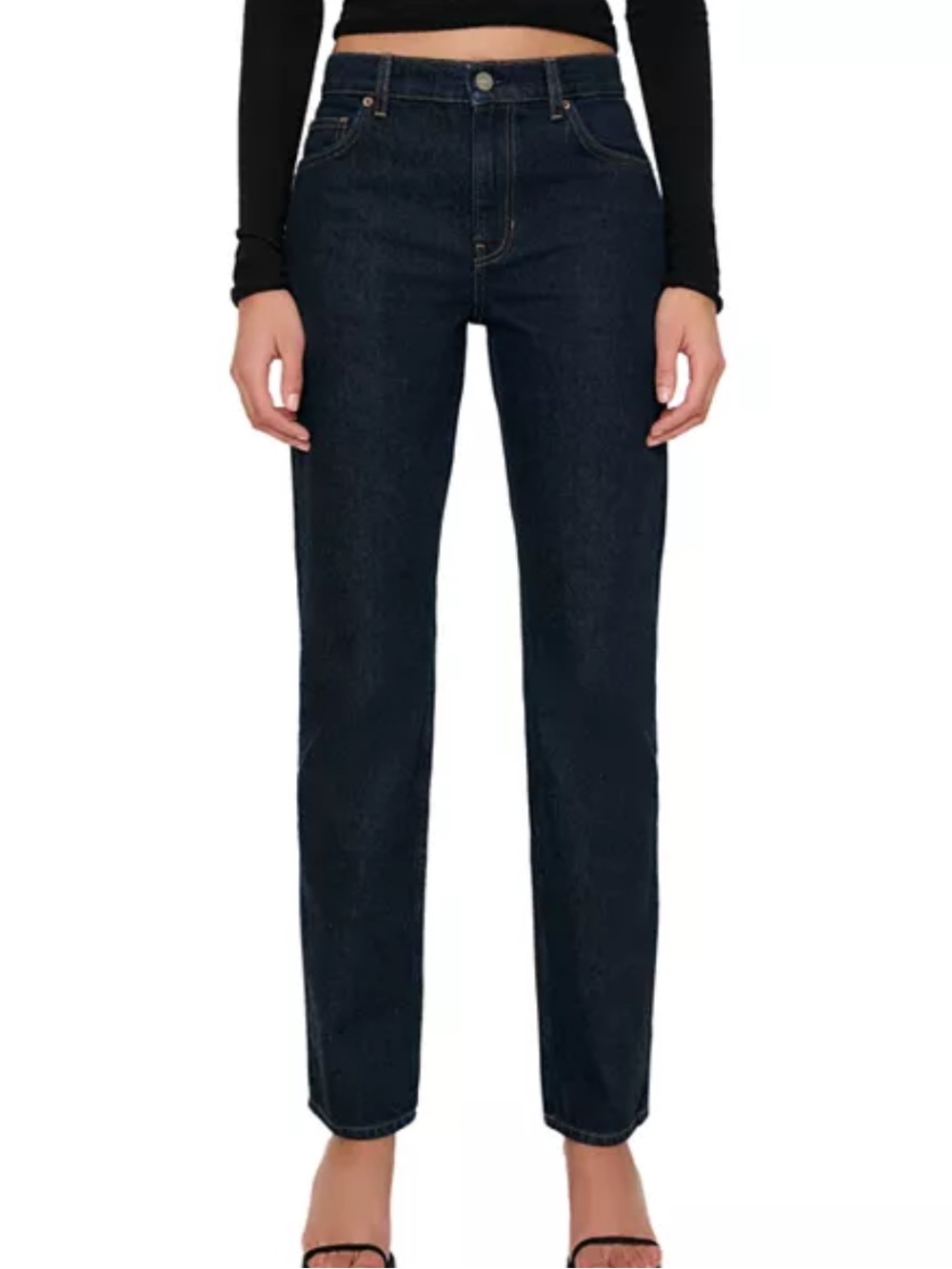 Reformation Greer Mid Rise Straight Jeans